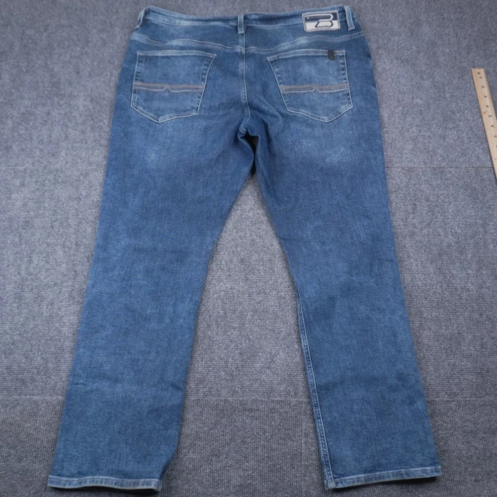 Buffalo David Bitton Ash-X Jeans Mens 38x30 Blue Basic Slim Stretch Denim